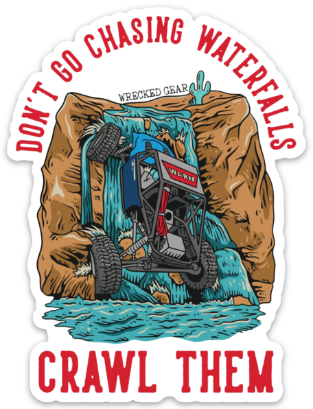 WATERFALLS SLAP STICKER